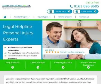 Legalhelpline.co.uk(Legal Helpline Claims Service) Screenshot