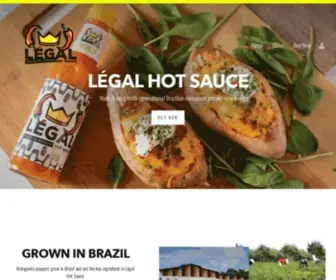 Legalhotsauce.com(Légal Hot Sauce) Screenshot