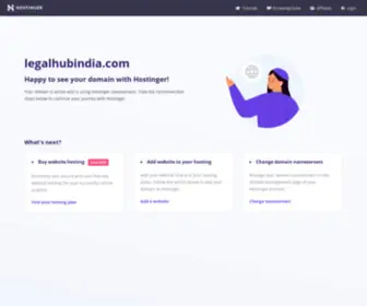 Legalhubindia.com(Legal Hub India) Screenshot