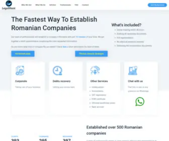 Legalhunt.ro(Legalhunt) Screenshot