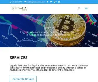 Legaliaasesores.com(Legalia Asesores) Screenshot