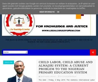 Legalideasforum.com(LEGAL EDUCATION) Screenshot