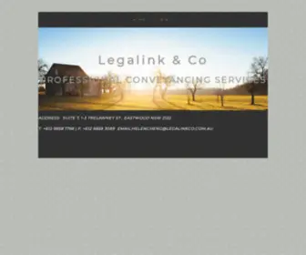 Legalinkco.com.au(Legalink & Co) Screenshot