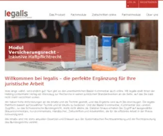 Legalis.ch(Willkommen bei) Screenshot
