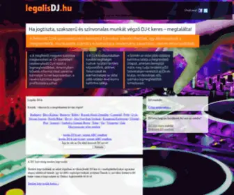 Legalisdj.hu(Ezen az oldalon a Magyar Lemezlovas EgyesĂźlet (DJ SzĂśvetsĂŠg)) Screenshot