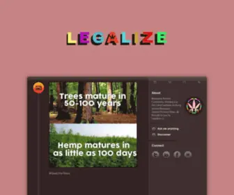 Legalize.co(Marijuana) Screenshot