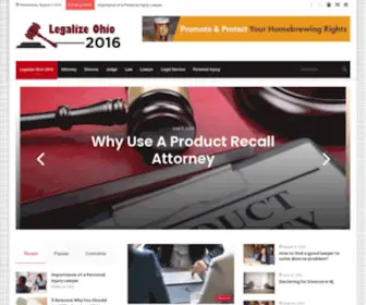 Legalizeohio2016.org(Law Blog) Screenshot