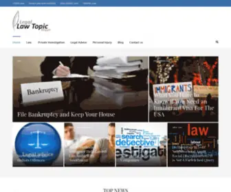 Legallawtopic.us(Legal Law Topic) Screenshot