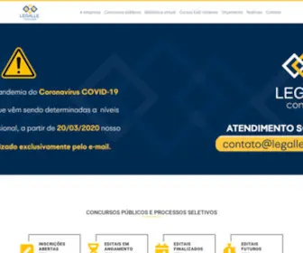 Legalleconcursos.com.br(Legalle Concursos) Screenshot