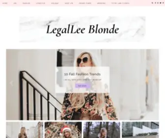 Legalleeblonde.com(LegalLee Blonde) Screenshot