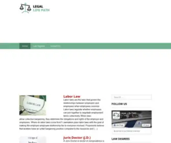 Legallifepath.com(Legal Studies) Screenshot