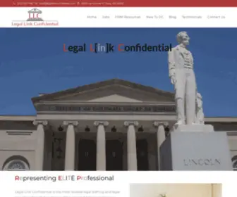 Legallinkconfidential.com(Legal Link Confidential) Screenshot