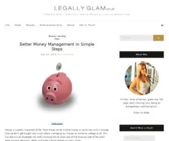 Legallyglam.co.uk(Lifestyle Blog) Screenshot