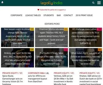 Legallyindia.com(Legally India) Screenshot
