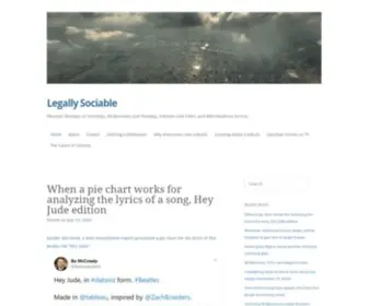 Legallysociable.com(Legally Sociable) Screenshot