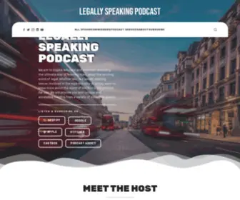 Legallyspeakingpodcast.com(Legally Speaking Podcast) Screenshot