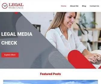 Legalmediacheck.com(Legal Media Check) Screenshot