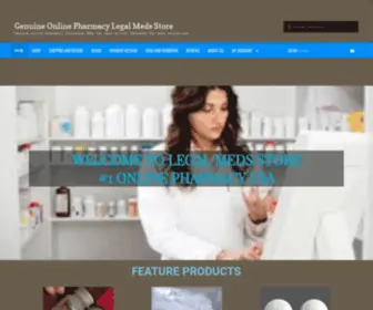 LegalmedStore.com(Genuine Online Pharmacy Legal Meds Store) Screenshot