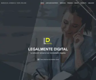 Legalmentedigital.cl(Legalmente Digital) Screenshot