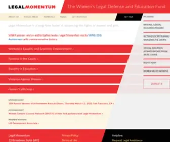 Legalmomentum.org(Legal Momentum) Screenshot