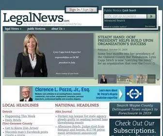 Legalnews.com(Legal News) Screenshot