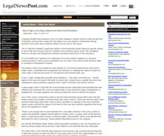 Legalnewspost.com(Legal News Post) Screenshot