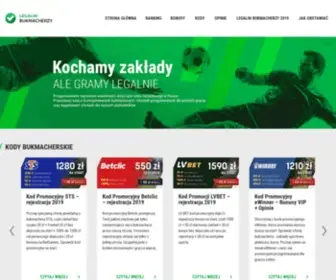 Legalnibukmacherzy.pl(Legalni Bukmacherzy) Screenshot