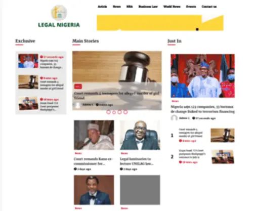 Legalnigeria.com(Legal Nigeria) Screenshot