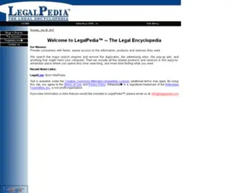 Legalpedia.com(LegalPedia™) Screenshot