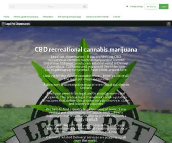 Legalpotdispensaries.com(Your local legal cannabis directory) Screenshot