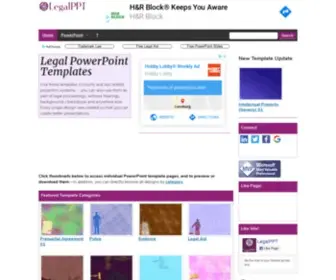 Legalppt.com(Legal PowerPoint Templates) Screenshot