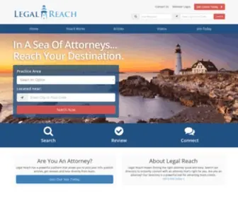 Legalreach.com(Attorney Directory) Screenshot