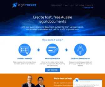 Legalrocket.com.au(LegalRocket) Screenshot