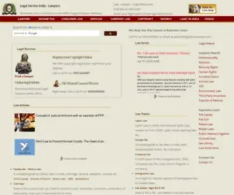 Legalserviceindia.com(Legal Service India) Screenshot