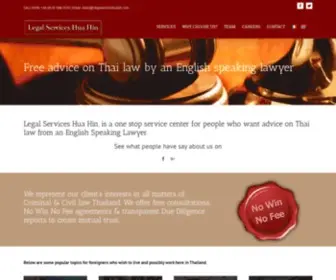 Legalserviceshuahin.com(Legal Services Hua Hin) Screenshot