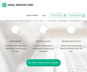 Legalserviceslink.com(Legal Services Link) Screenshot