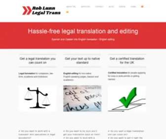 Legalspaintrans.com(Hassle-free legal translation and editing) Screenshot