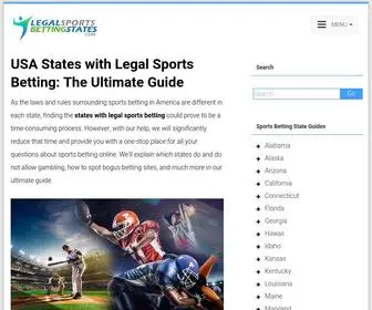 Legalsportsbettingstates.com Screenshot