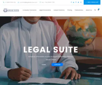 Legalsuite-Ksa.com(Legal Suite) Screenshot