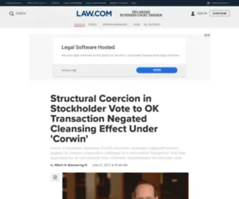 Legaltechnews.com(Legaltech News) Screenshot