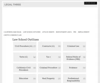 Legalthree.com(3 Years To Go) Screenshot