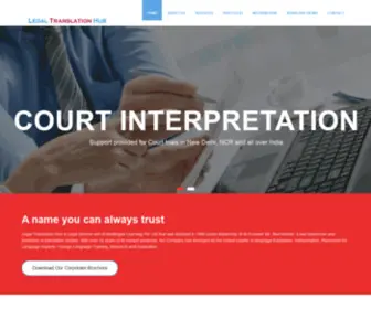 Legaltranslationhub.com(India's No.1 ISO Certified Legal Document Translation and Patent Translation Service Company and Agency New Delhi India Asia) Screenshot