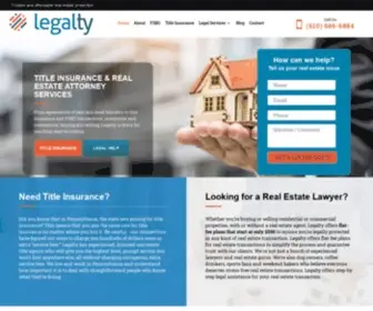 Legaltyservices.com(Title Insurance) Screenshot