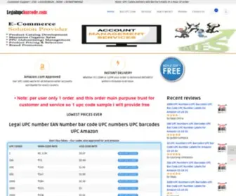 Legalupcbarcode.com(Maintenance Mode) Screenshot