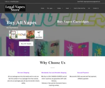 Legalvapestore247.com(Legal vape store) Screenshot