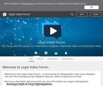 Legalvideoforum.com(legalvideoforum) Screenshot