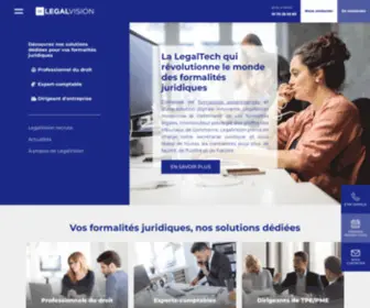 Legalvision.fr(Formalités juridiques) Screenshot