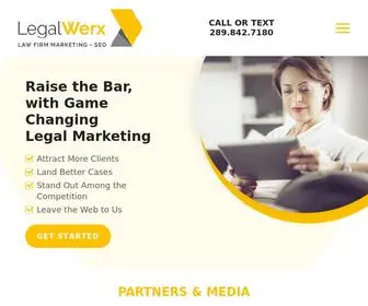 Legalwerxmarketing.com(Law Firm Marketing) Screenshot