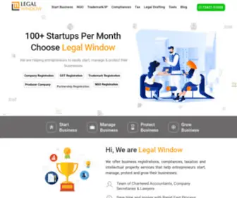 Legalwindow.in(Start, Manage & Protect Your Business) Screenshot