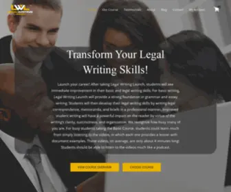 Legalwritinglaunch.com(Legal Writing Course) Screenshot